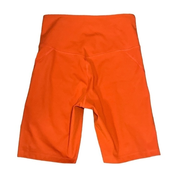 Girlfriend Collective High Rise Bike  shorts in Orange - size small - Picture 7 of 8